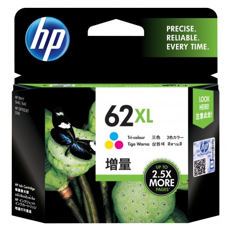 HP C2P07AE (62XL) Color Cartridge