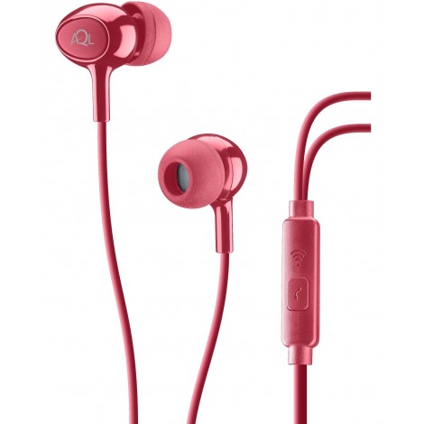 Aql Acoustic In-ear hoofdtelefoon + micro Red