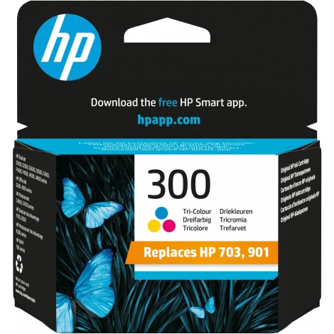 HP CC643EE ABF (300) Color Cartridge