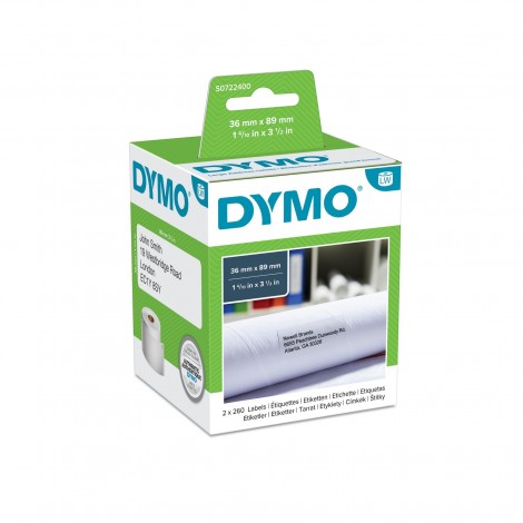 Dymo 99012 Groot Adres Etiket 36x89mm 2 rolls (520 etiketten)